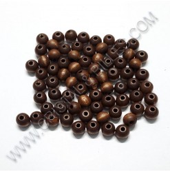 Wood medium brown, 8mm -...