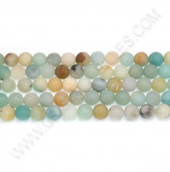 Amazonite matte 08mm GR-B -...