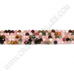 Mixed stones faceted, 3mm -...
