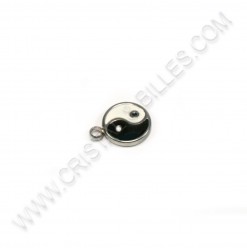 Charm "Tai Ji" 10mm, Inox -...