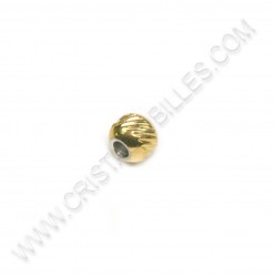 Bead 6mm, Inox Or -...