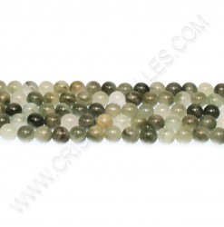 Quartz rutilated green, 6mm...