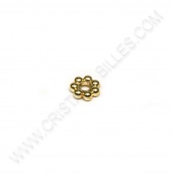 Bead Daisy 6x1.5mm, Inox...