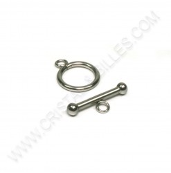 Clasp toggle 16 x 2mm , S/S...