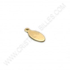 Charm drop 11x11mm, S/S...