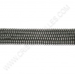 Hematite rondelle 6x3mm -...