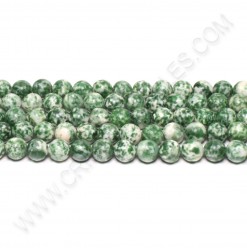 Jasper green spot, 08mm -...