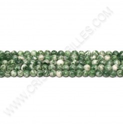 Jasper green spot, 06mm -...