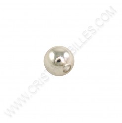 Beads 4mm hollow, Stainless...