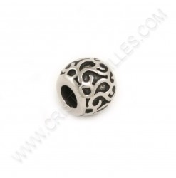 Beads 11.5x9.5mm, Stainless...