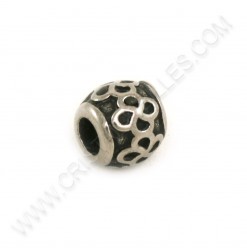 Beads 11x9.5mm, Stainless -...