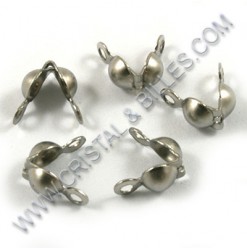Bead tip 08x04mm, Stainless...