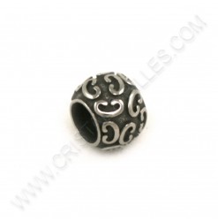 Beads 10x8mm, Stainless 304...