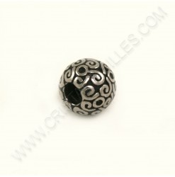 Beads 12x10mm, Stainless...