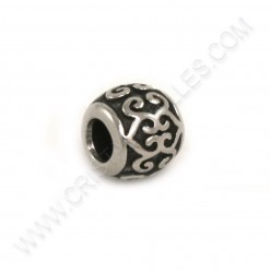 Beads 11x9.5mm, Stainless...