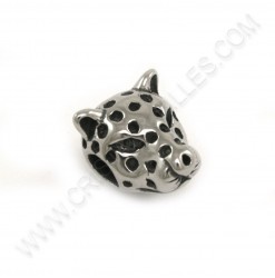 Bead leopard 14x10mm,...