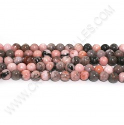 Jasper zebra pink ,06mm -...