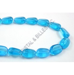 Glass Blue 16x10mm - Qty :...