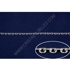 Chain oval offcenter 3x2mm,...