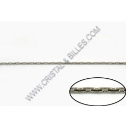 Chaine serpentine 2mm, Nickel