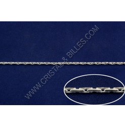 Chaine serpentine 2mm, Nickel