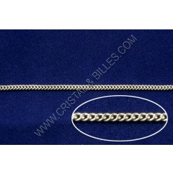 Chaine twist 2x1.5mm, Nickel