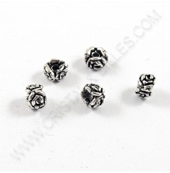 Billes fleur 7.5 x 5mm -...