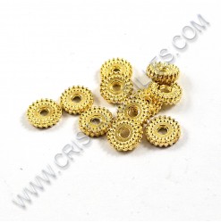 Billes espaceur 8x2mm, Or -...