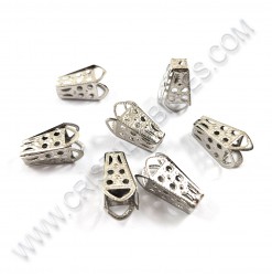 Bead cap 16x10mm, Nickel -...
