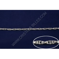 Chain twist 4mm, Silver