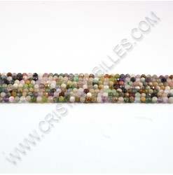 Pierres mélangées facetés,...