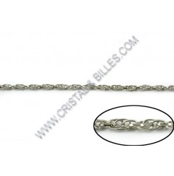 Chain twist 4mm, Nickel