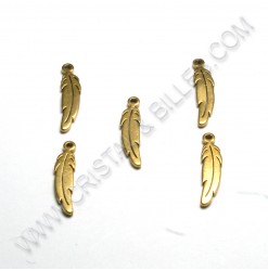 Charm Feather 17x4.5mm,...