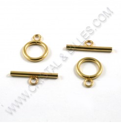 Fermoir bascule 14mm , Inox...