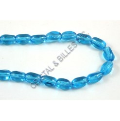 Verre twist Bleu 11x7mm -...