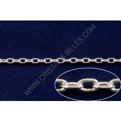 Chain oval flat 2x1.5mm,...