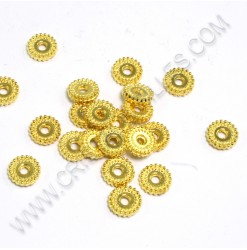 Billes espaceur 8x2mm, Or -...