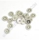 Spacer beads 8x2mm, Silver...