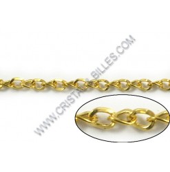 Chaine twist plate 6x4mm,...