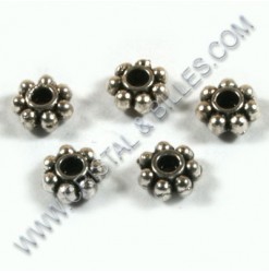 Metal bead daisy 04mm,...