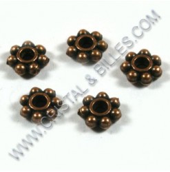 Metal bead daisy 06mm,...