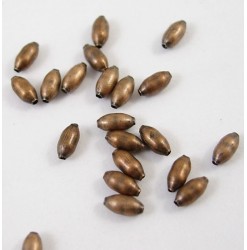 Metal bead shiny 6x3mm,...