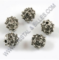 Bille metal 8mm, Argent...