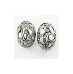 Metal bead filigree 18mm,...