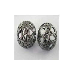 Metal bead filigree 18mm,...