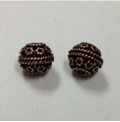 Metal bead filigree 9x8mm,...