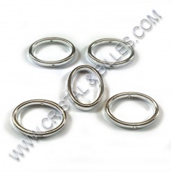 Metal bead ring oval...