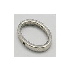 Metal bead ring oval...