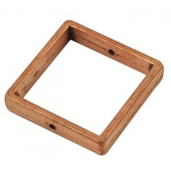 Metal bead ring square...