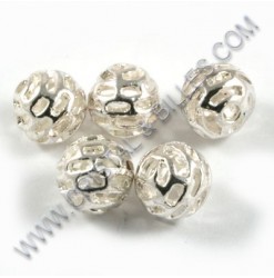Metal bead filigree 11mm,...